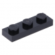 LEGO lapos elem 1x3, fekete (3623)